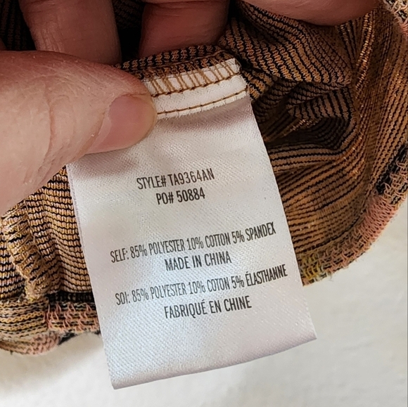 Anthropologie Eva Franco Checked Ruffle Tank M - Picture 7 of 7